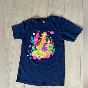 Disney Princess Trio T-Shirt - Navy